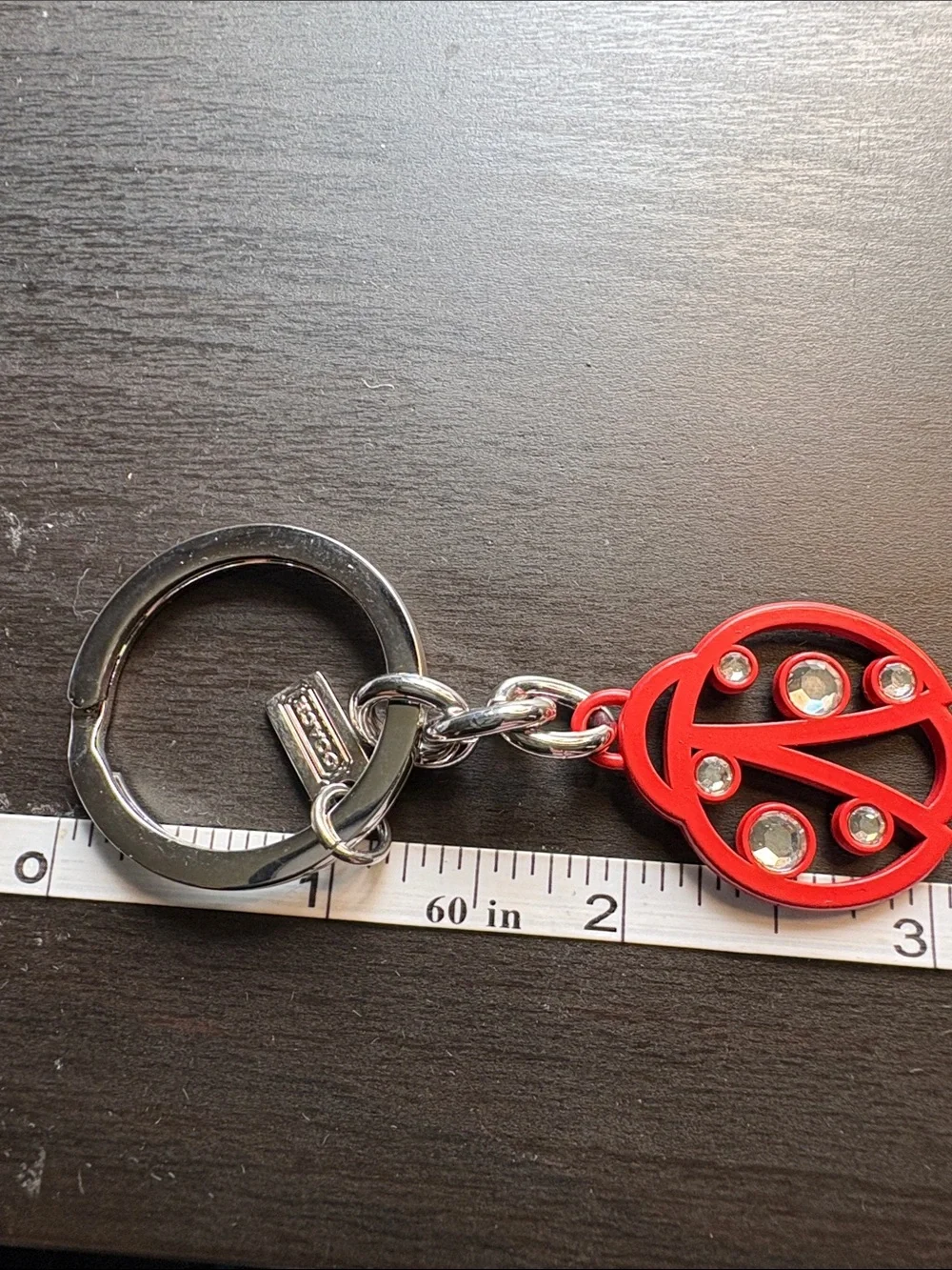 Coach Red Ladybug Bag Charm